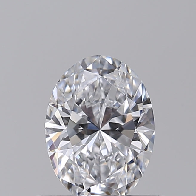 0.50 CT Oval Cut Lab-Grown Diamond, D Color, VVS2 Clarity, IGI Certified