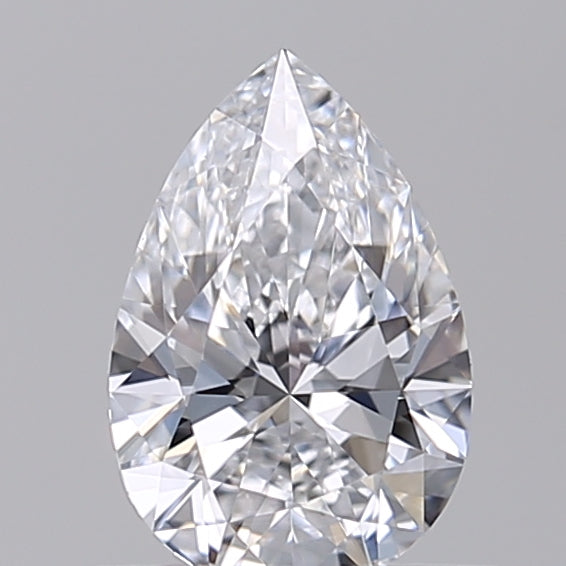 0.50 CT Pear Cut Lab-Grown Diamond, D Color, VVS2 Clarity, IGI Certified