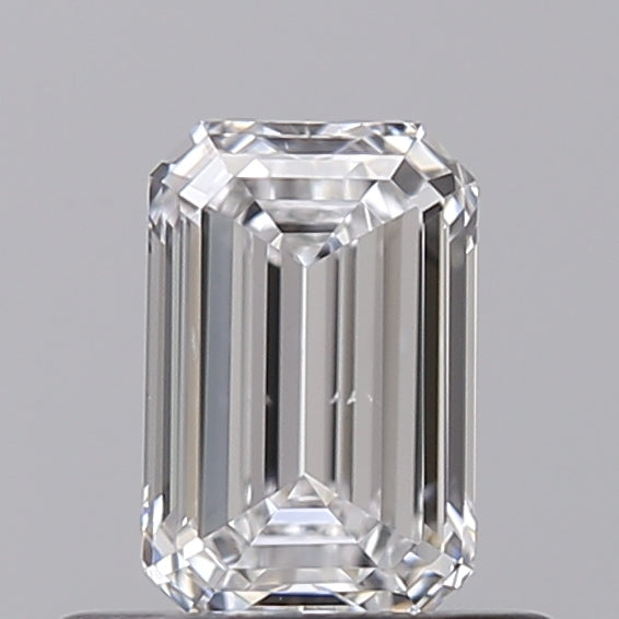 0.50 Carat Emerald Cut Lab Grown Diamond VS2 D