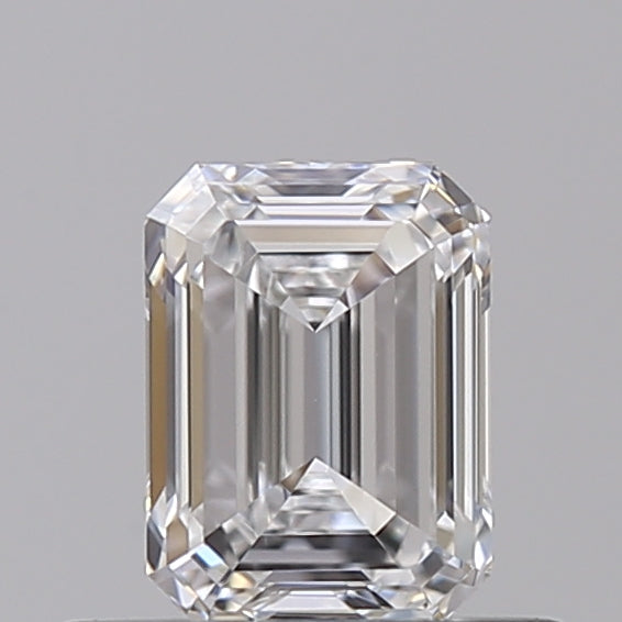 0.50 Carat Emerald Cut Lab Grown Diamond VVS2 D