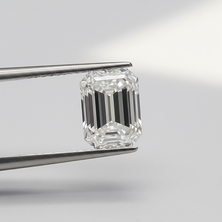 0.50 Carat Emerald Lab Grown Diamond, VS1/E