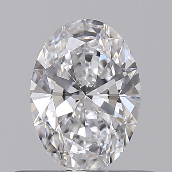 Diamante cultivado em laboratório com corte oval de 0,50 quilates VS1 D