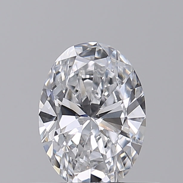 Diamante cultivado em laboratório com corte oval de 0,50 quilates VS1 D