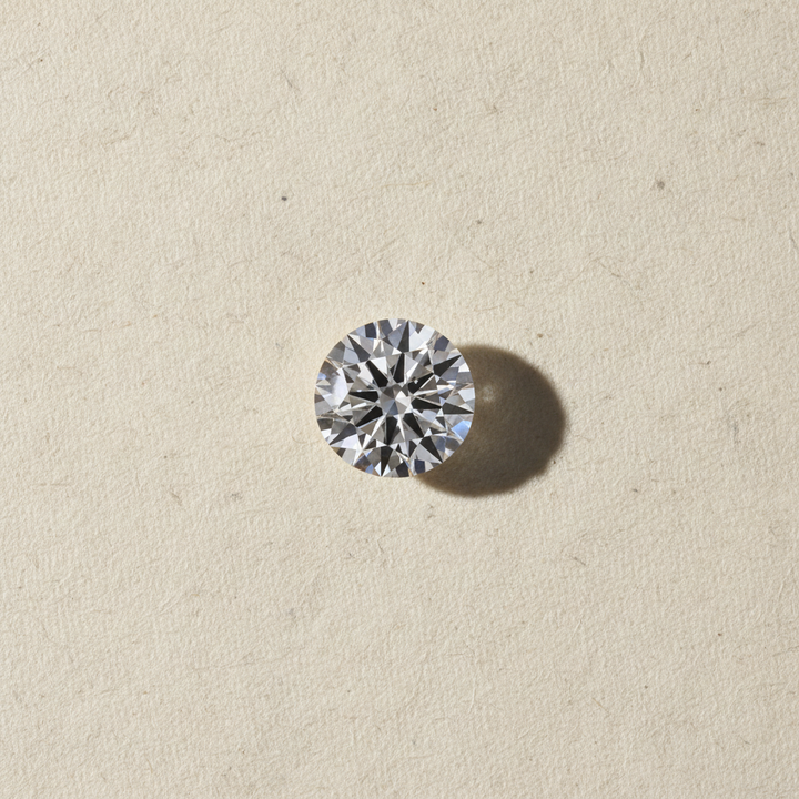 0,50 karaat ronde geslepen laboratoriumdiamant, VS1/D