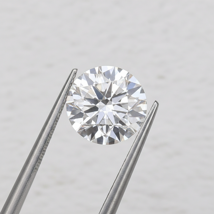 0,50 karaat ronde geslepen laboratoriumdiamant, VS1/D