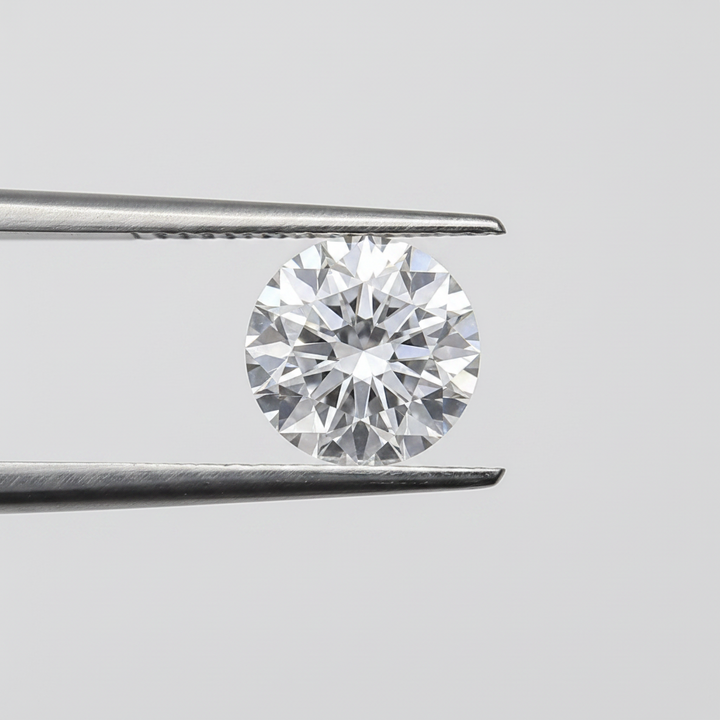 0,50 karaat ronde geslepen laboratoriumdiamant, VS1/D