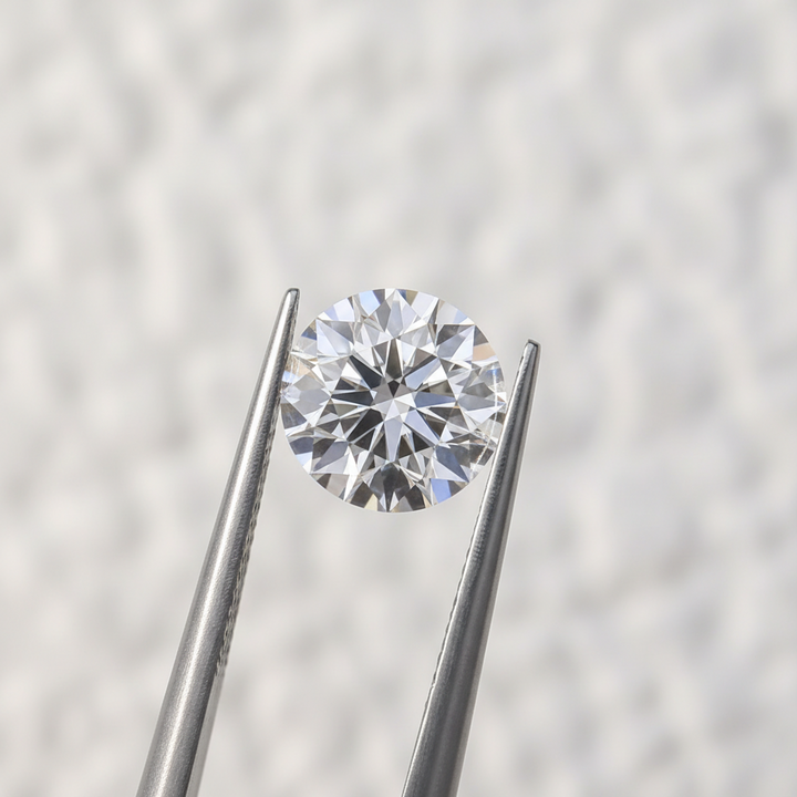 0,50 karaat ronde geslepen laboratoriumdiamant, VS1/E