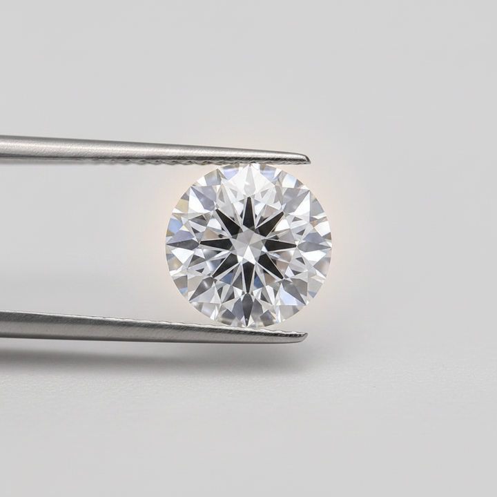 0,50 karaat ronde geslepen diamant, VS2/D