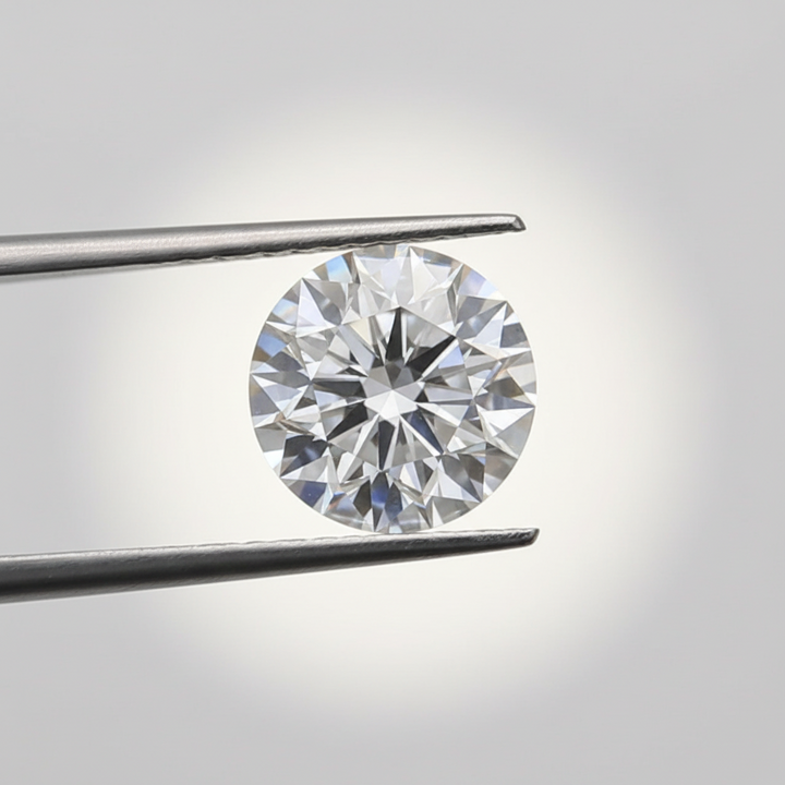 0,50 karaat ronde geslepen diamant, VS2/D