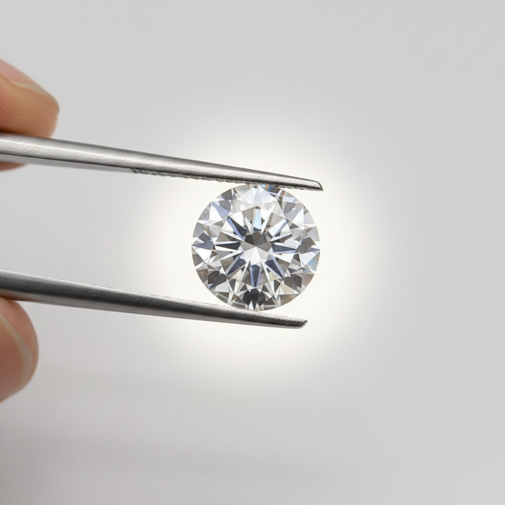 0,50 karaat ronde geslepen diamant, VS2/D