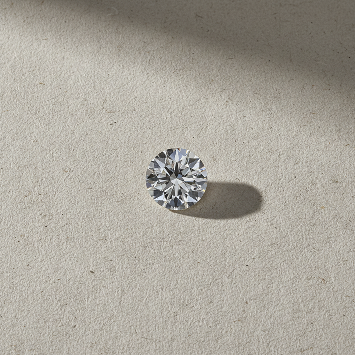 0,50 karaat ronde geslepen diamant, VS2/D