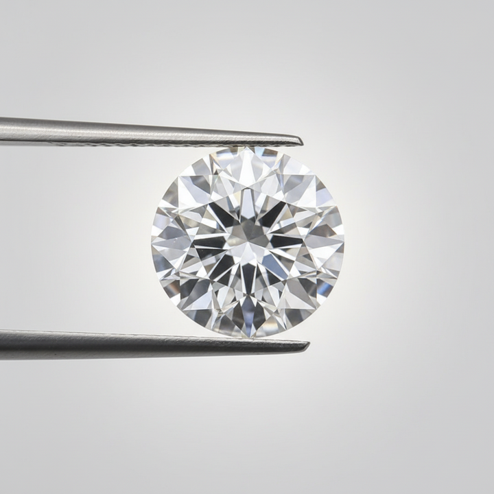 0,50 karaat ronde geslepen diamant, VS2/D