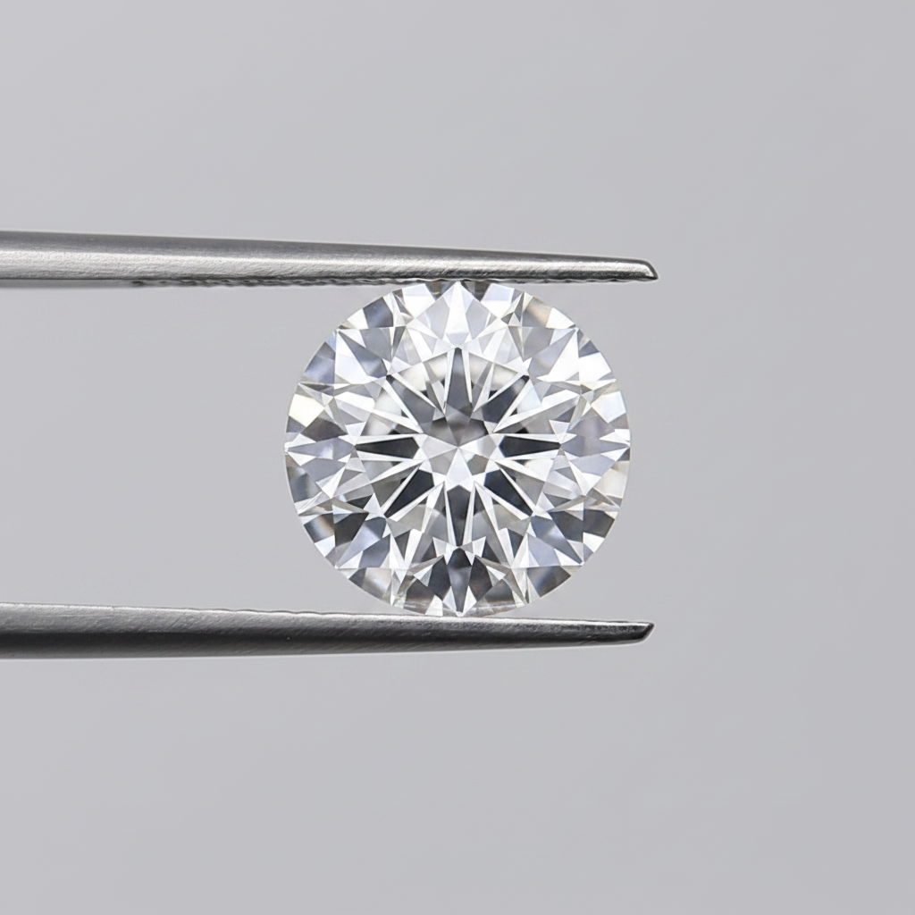 0,50 karaat ronde geslepen diamant, VVS2/D