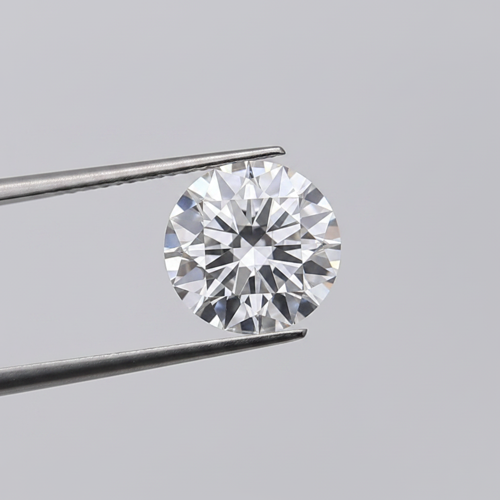 0,50 karaat ronde geslepen diamant, VVS2/D