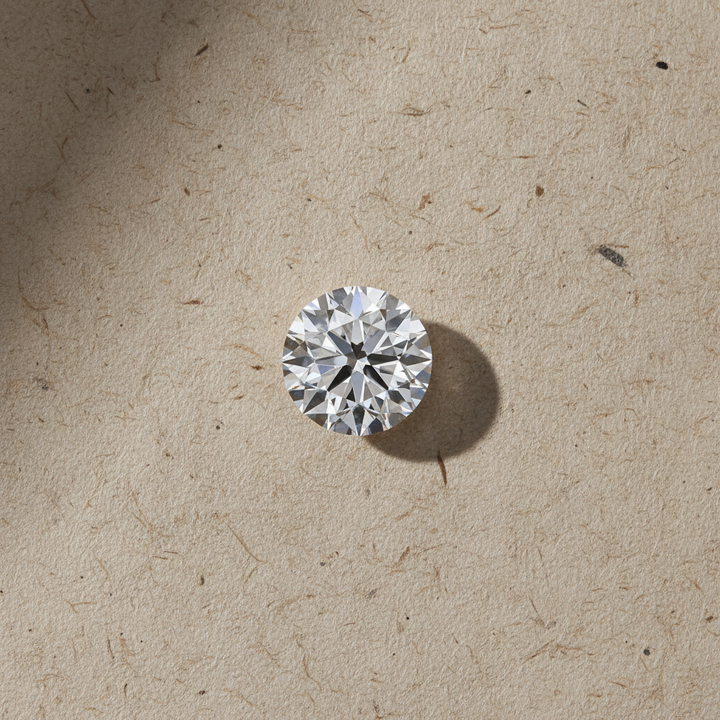 0,50 karaat ronde geslepen laboratoriumdiamant, VS1/D