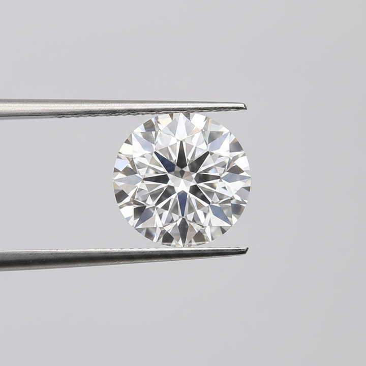 0,50 karaat ronde geslepen laboratoriumdiamant, VS1/D