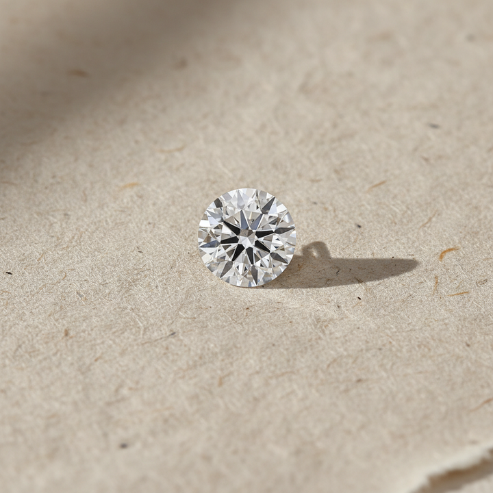 0,50 karaat ronde geslepen diamant, VVS2/D
