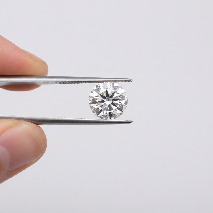 0,50 karaat ronde geslepen diamant, VVS2/D