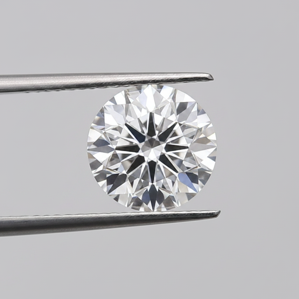 0,50 karaat ronde geslepen diamant, VVS2/D