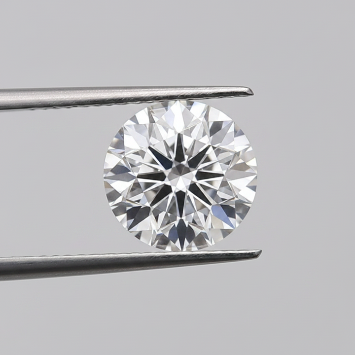 0,50 karaat ronde geslepen diamant, VVS2/D