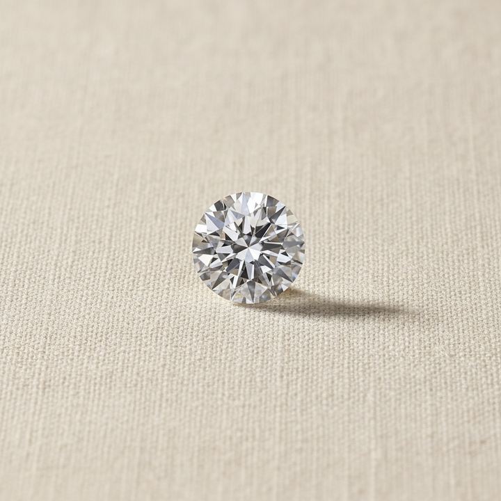 0,50 karaat ronde geslepen diamant, VVS2/E