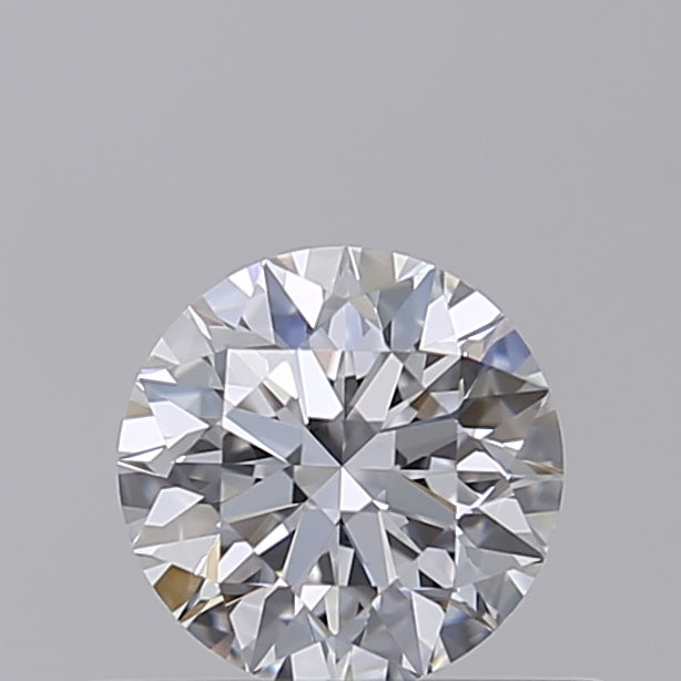 Diamante redondo cultivado en laboratorio de 0,50 quilates VVS1 D