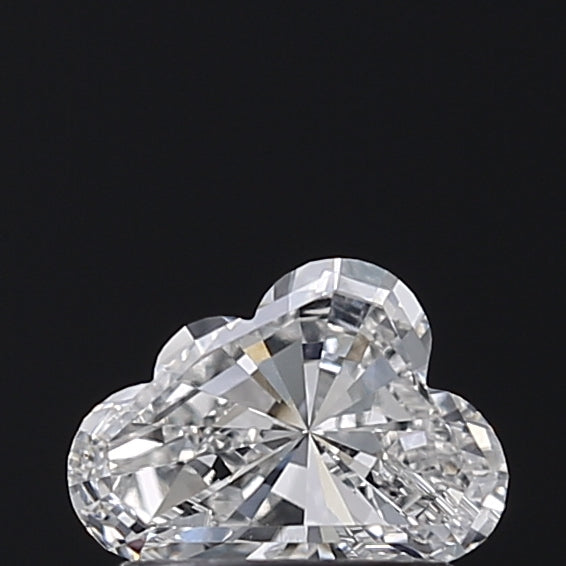0.64 Carat Cloud-Shaped Lab Grown Diamond VS1 E Color IGI Certified – Unique Fancy Shape Loose Diamond