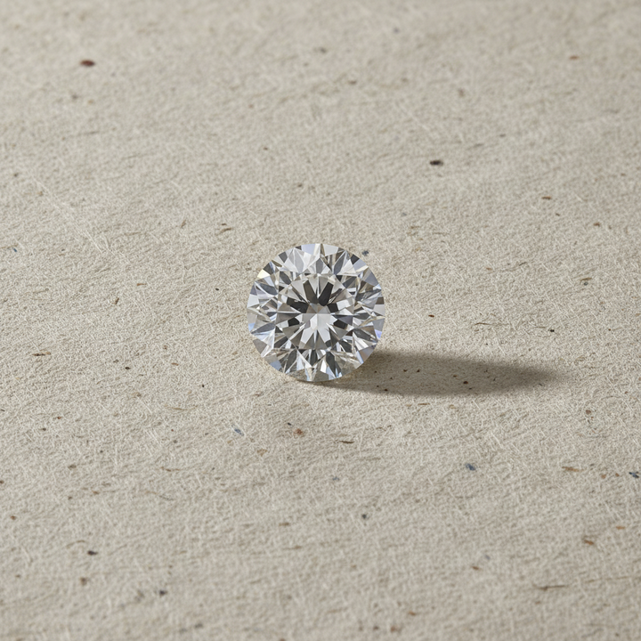 0,96 karaat ronde laboratorium-gegroeide diamant, IF/E