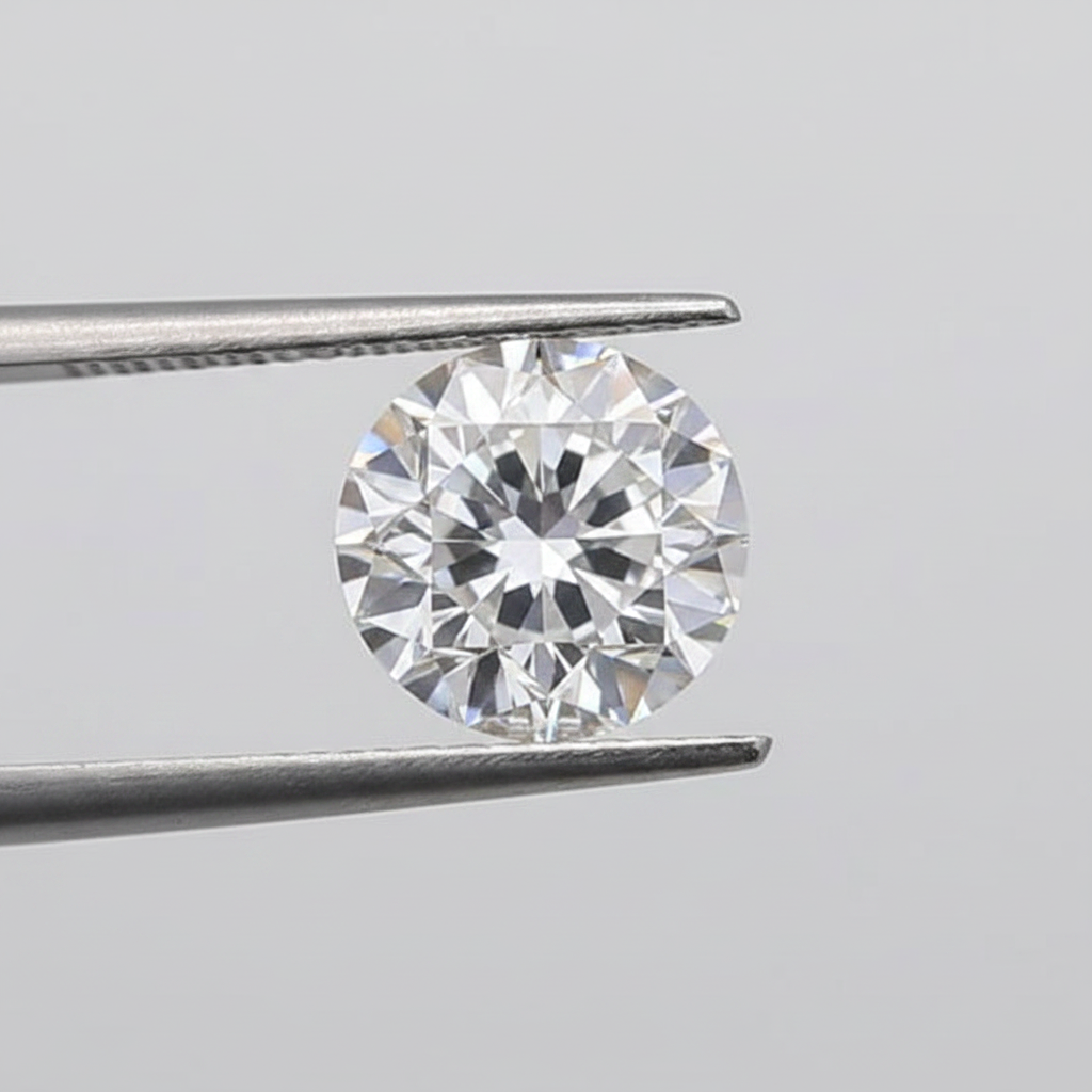 0,96 karaat ronde laboratorium-gegroeide diamant, IF/E