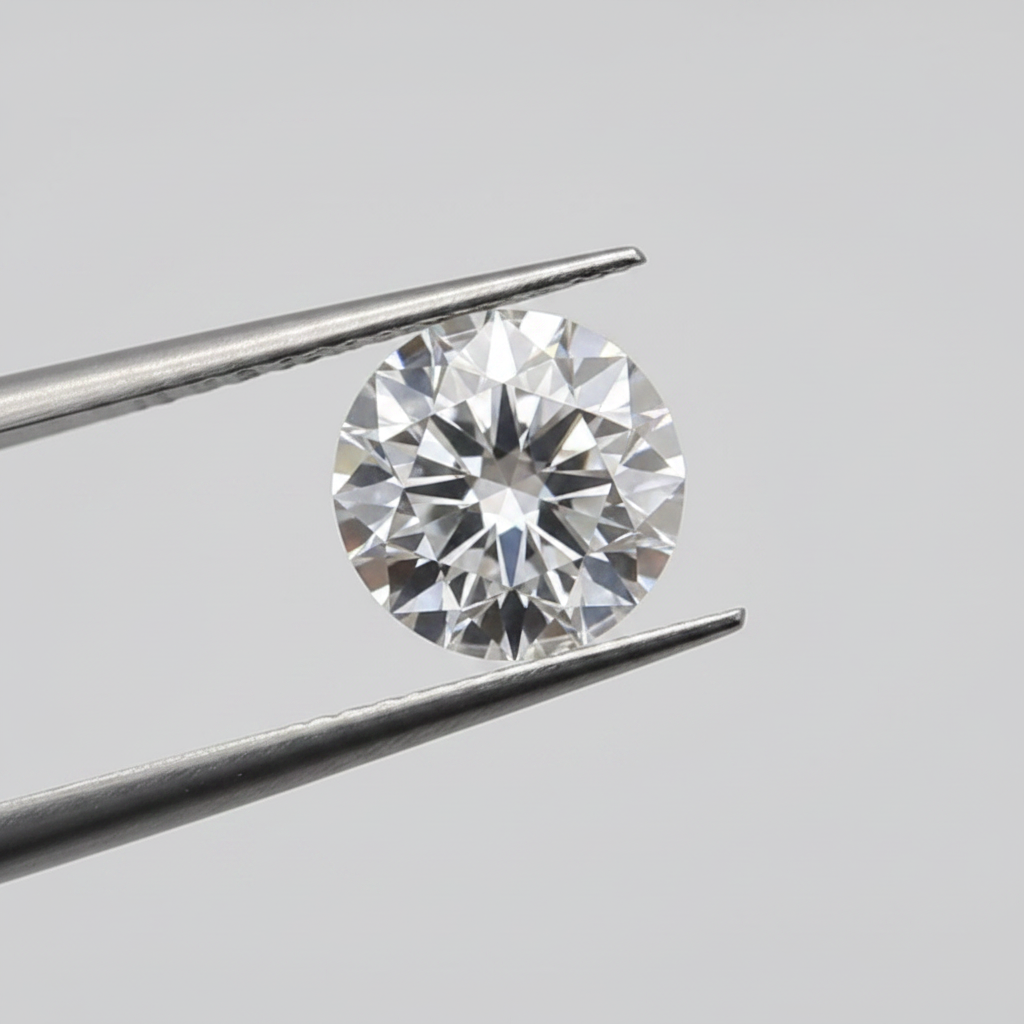 0,96 karaat ronde laboratorium-gegroeide diamant, VS1/D