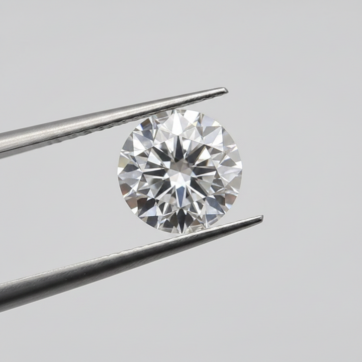 0,96 karaat ronde laboratorium-gegroeide diamant, VS1/D