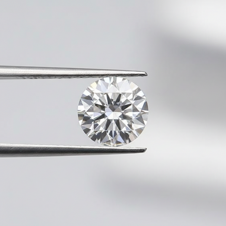 0,96 karaat ronde laboratorium-gegroeide diamant, VVS2/D