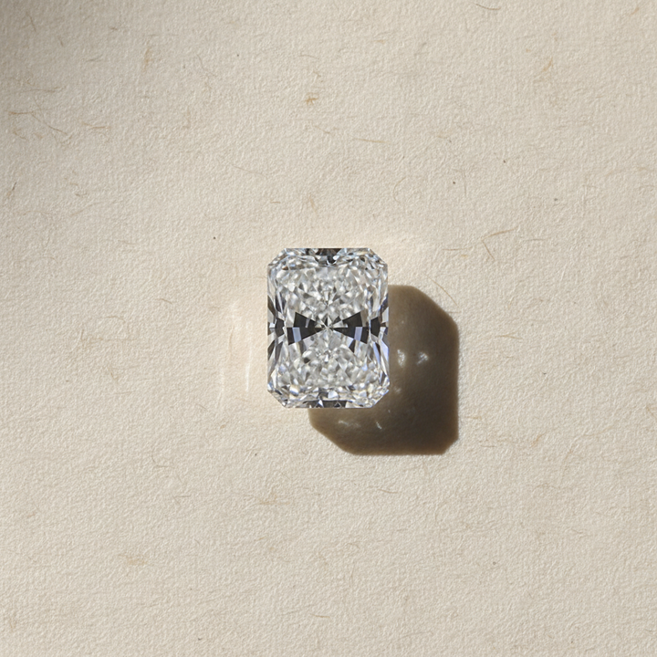 0,97 karaat stralend geslepen laboratorium-gegroeide diamant, SI1/E