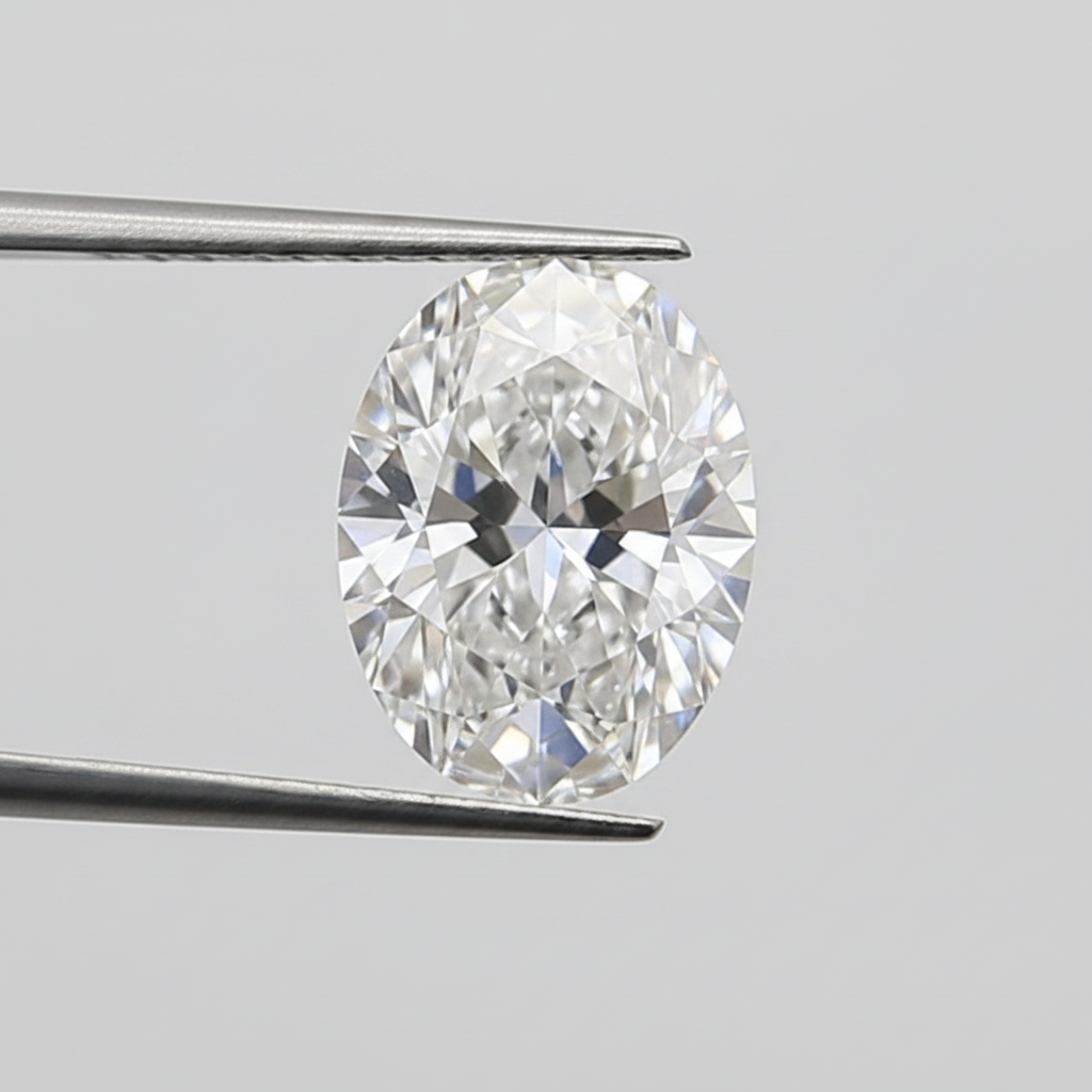 1.05 Carat Oval Cut E SI1 Lab Grown Diamond