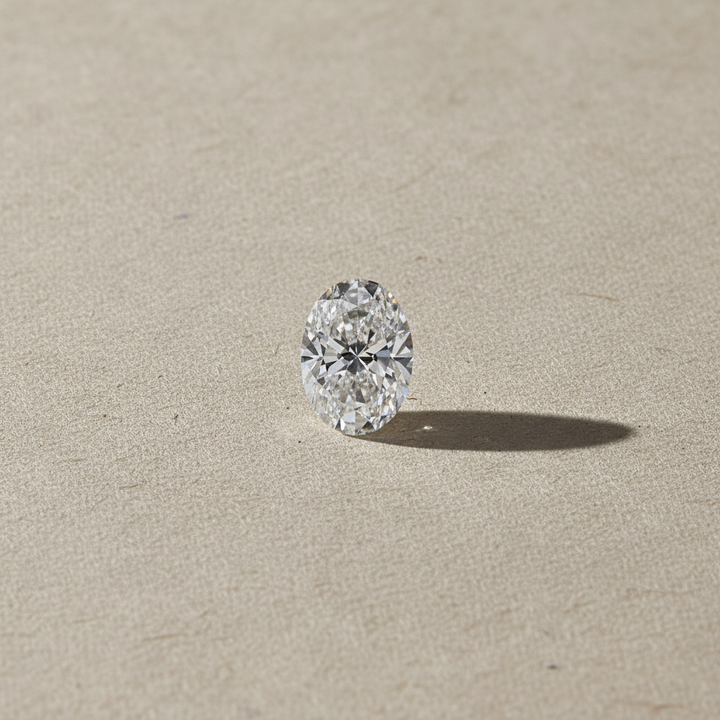 1.05 Carat Oval Cut F VVS2 CVD Lab Grown Diamond