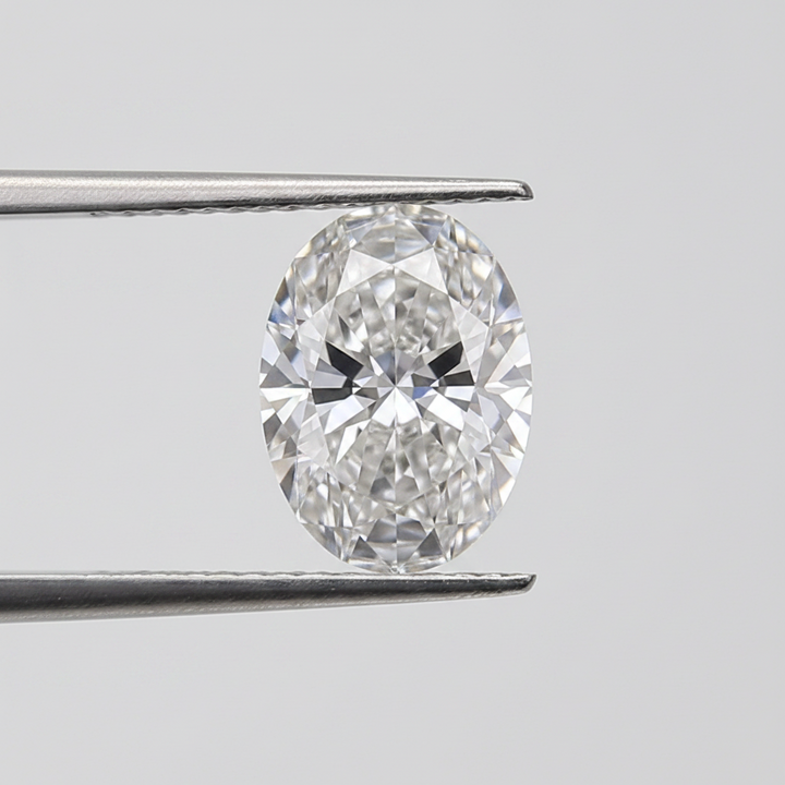 1.05 Carat Oval Cut F VVS2 Lab Grown Diamond