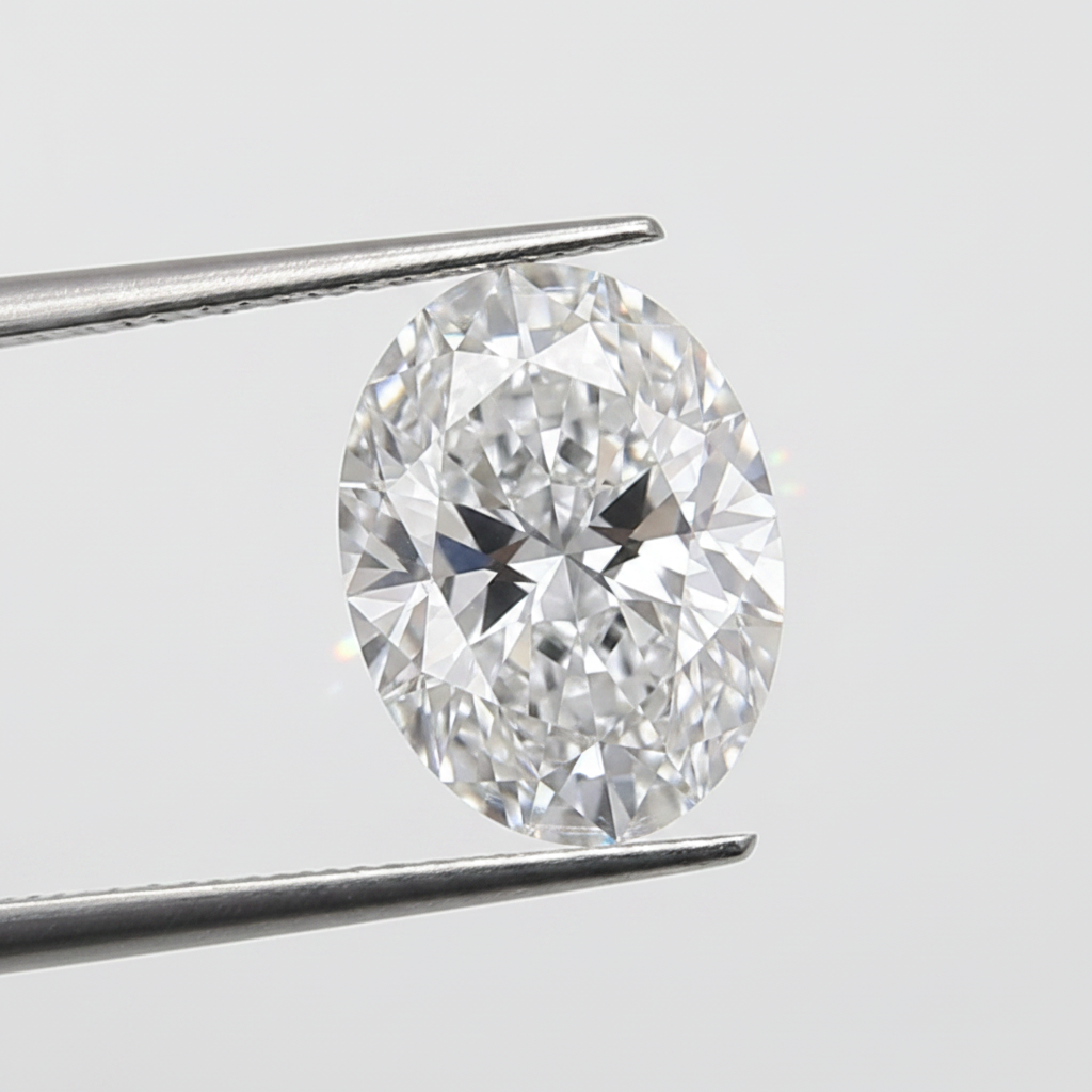 1.55 Carat Oval Cut D VVS1 IGI Certified Lab Grown Diamond