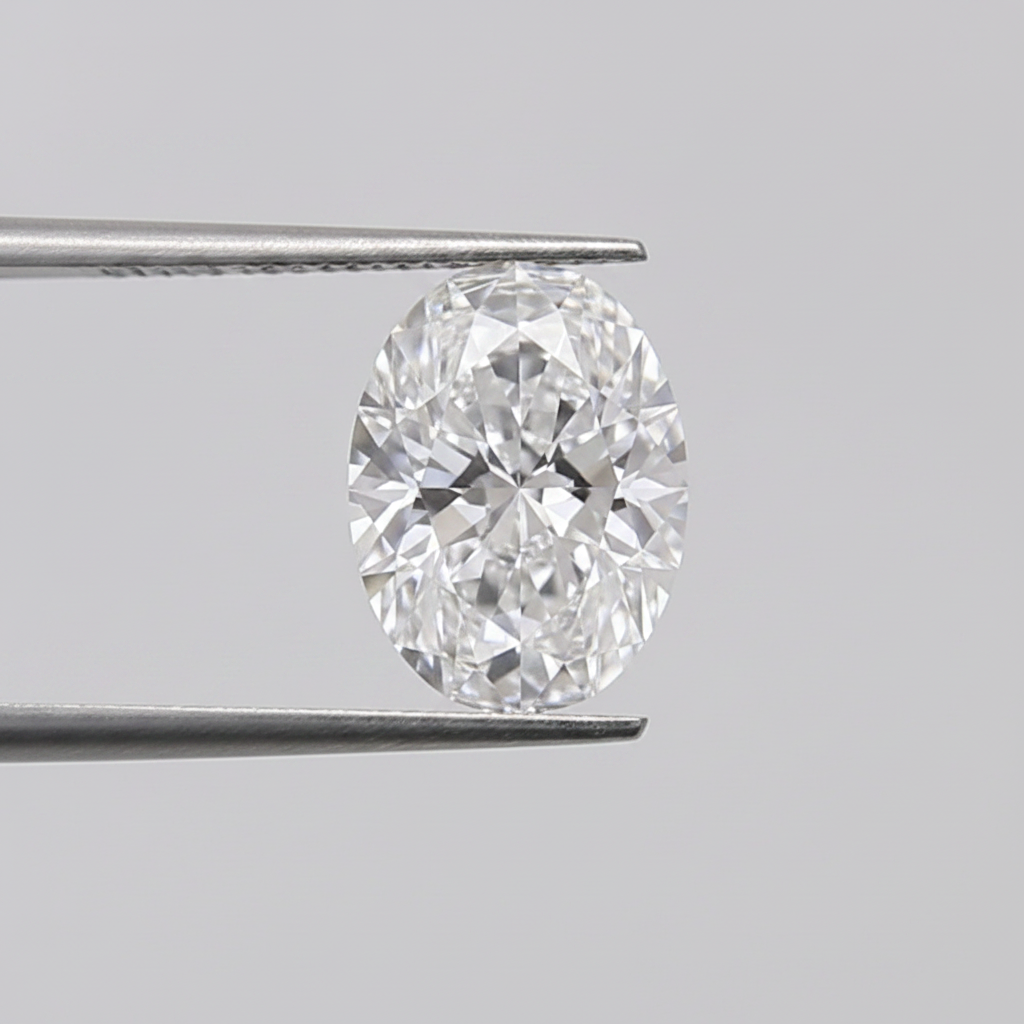 1.57 Carat Oval Cut D VVS1 IGI Certified Lab Grown Diamond