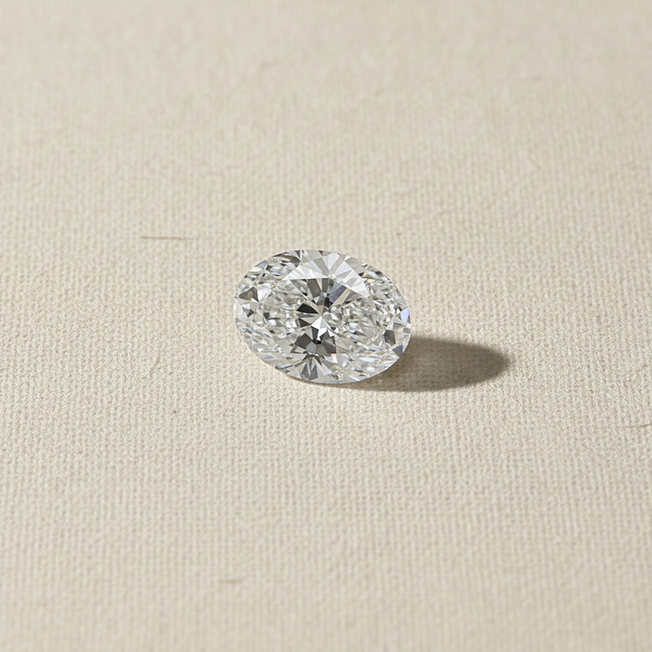 1 Carat Oval Cut E VS1 Lab Grown Diamond
