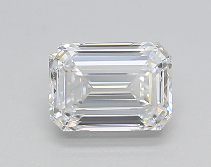 1.00 CT Lab-Grown Emerald Cut Diamond - IGI Certified, VVS2 Clarity, E Color