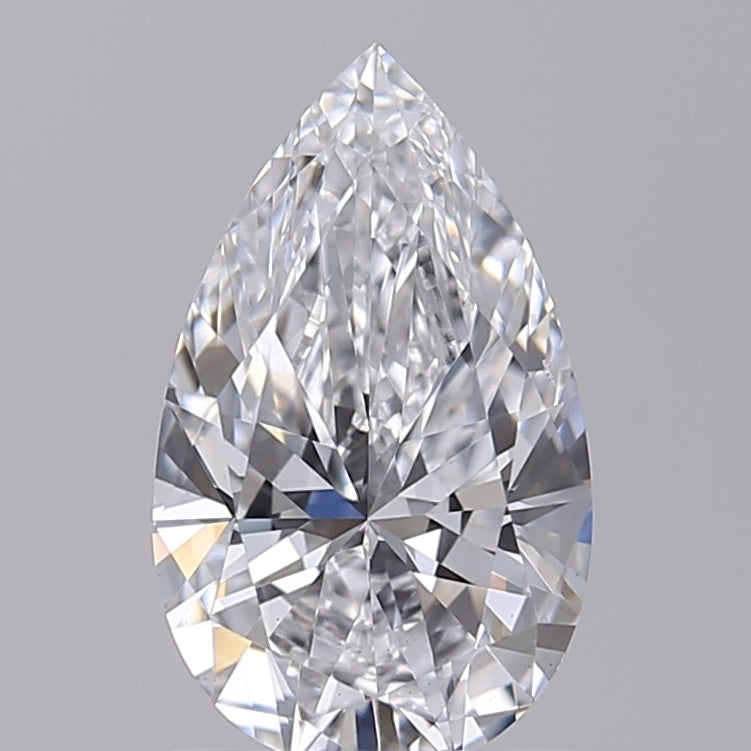 1.00 CT Pear Cut Lab-Grown Diamond, IGI Certified, D Color, VS1 Clarity
