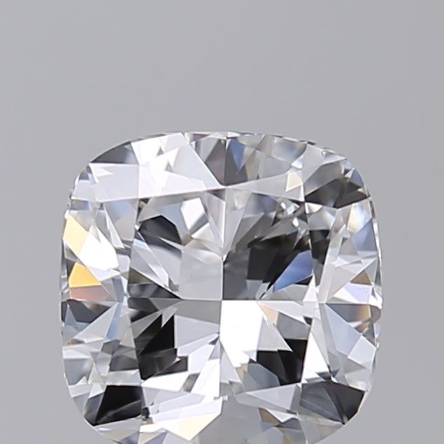 1.00 Carat Cushion Brilliant HPHT Lab-Grown Diamond, IGI Certified, E Color, VS1 Clarity, Excellent Polish and Symmetry