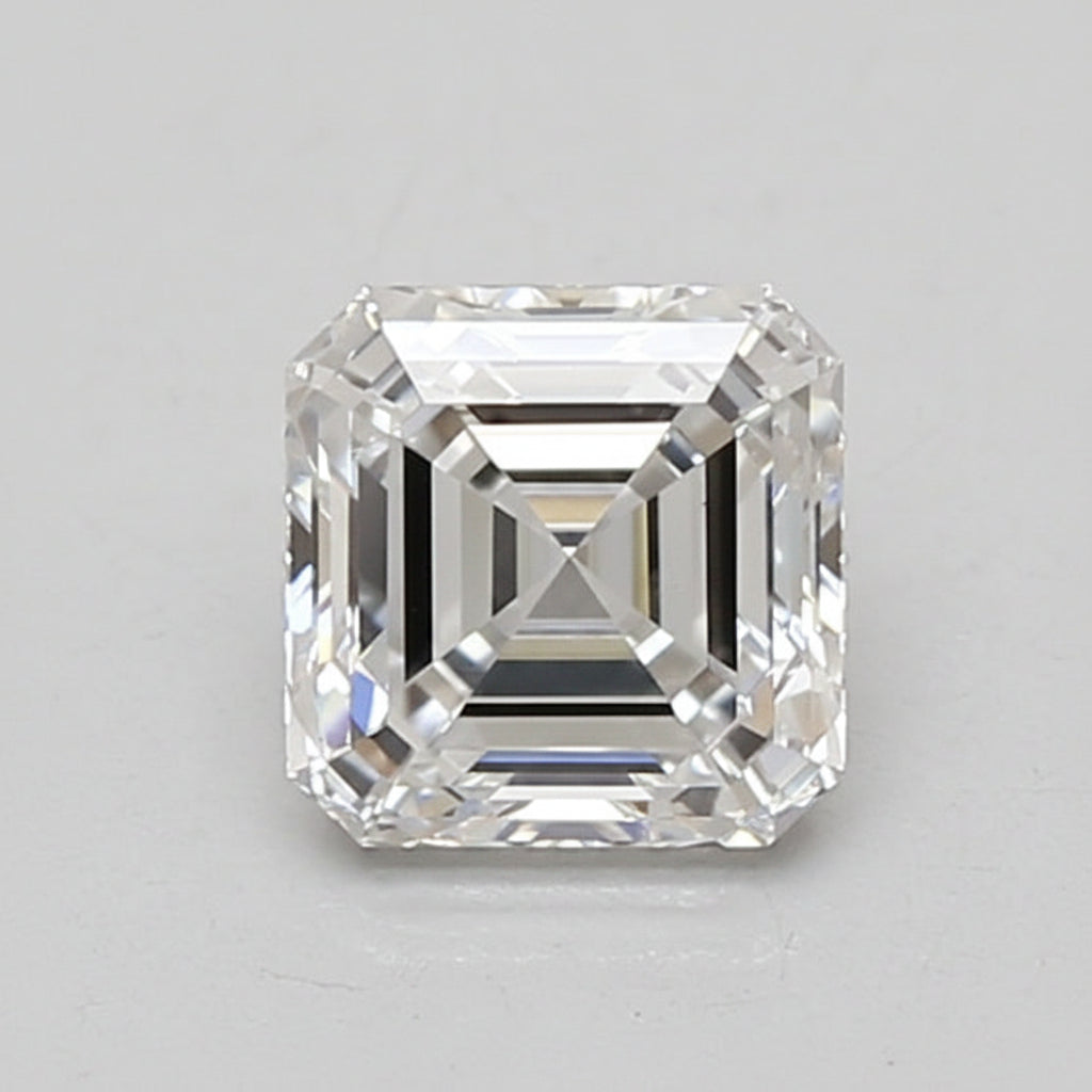 Diamant cultivé en laboratoire Asscher de 1,00 carat, VS1/D