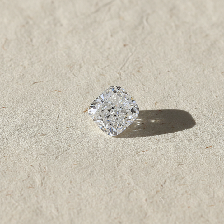 1.00 Carat Cushion Cut Lab Grown Diamond, VS1/E
