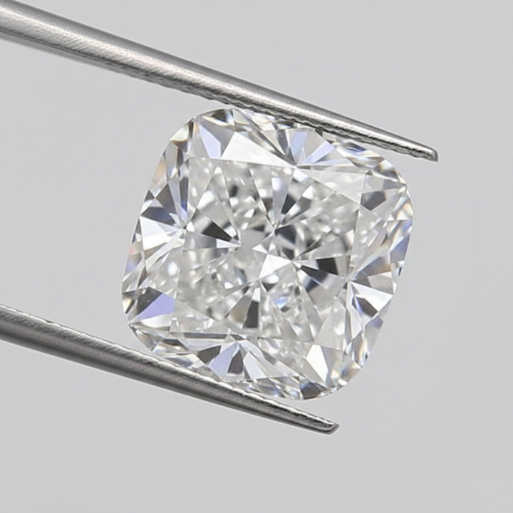 1.00 Carat Cushion Cut Lab Grown Diamond, VS1/E