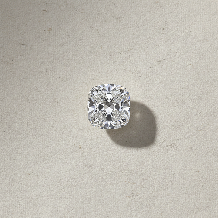 1.00 Carat Cushion Cut Lab Grown Diamond, VVS1/D