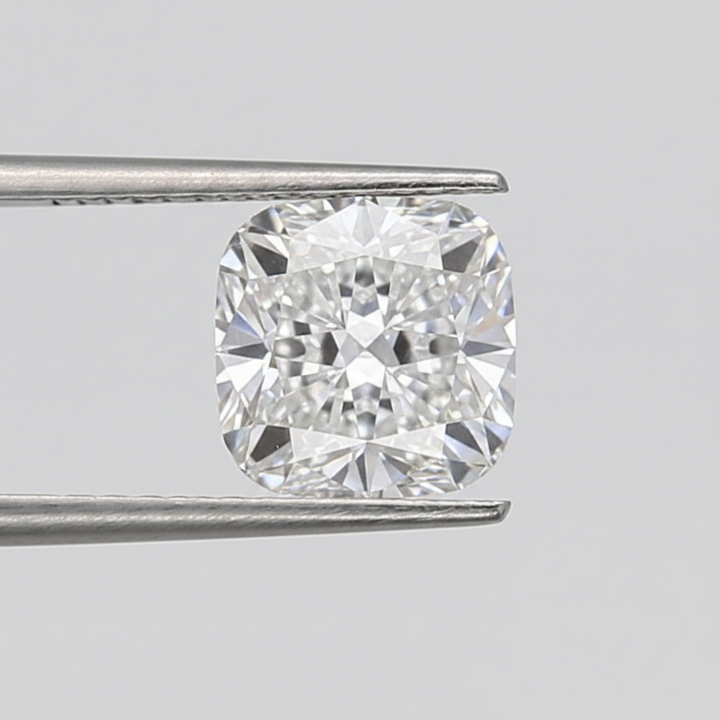 1,00 karaat kussengeslepen laboratorium-gegroeide diamant, VVS2/D