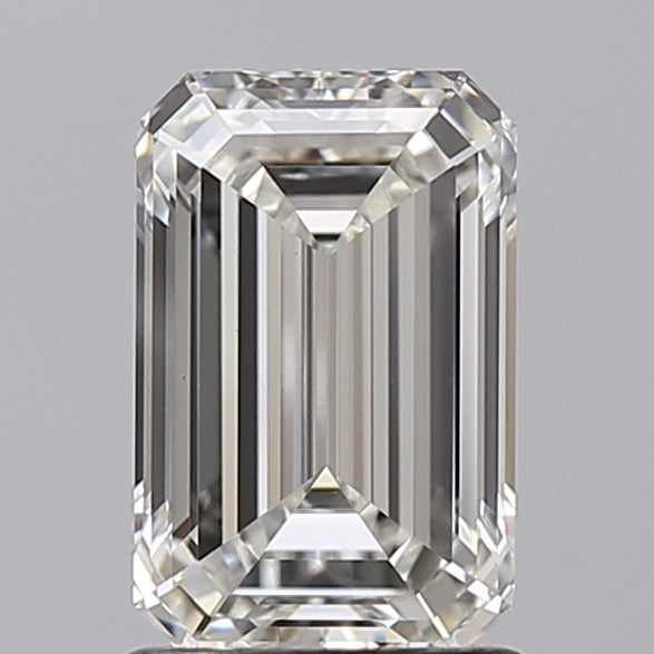 1.00 Carat Emerald Lab Grown Diamond VS1 F