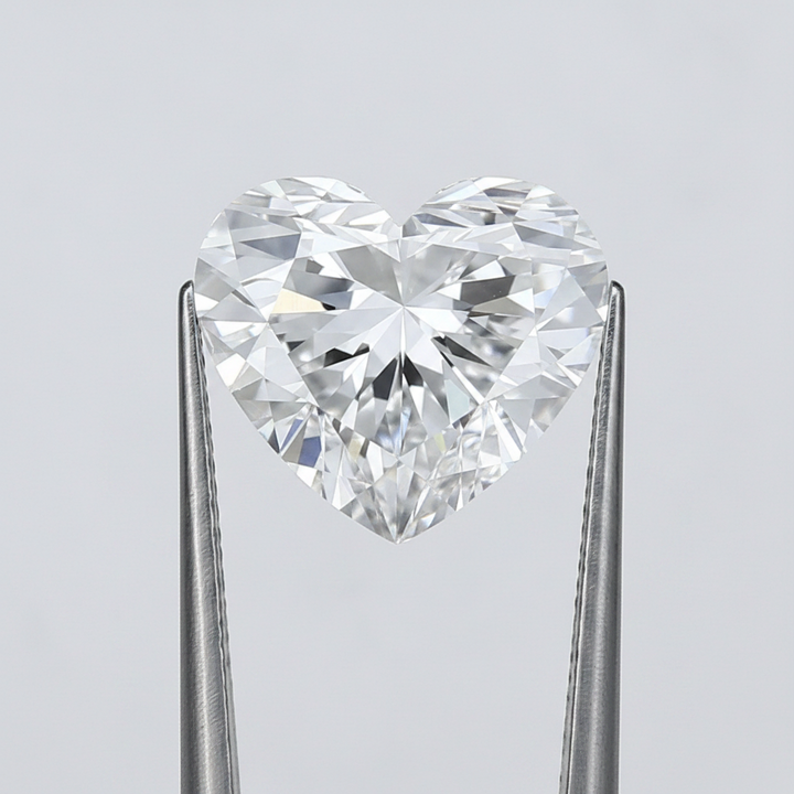 1.00 Carat E Color VVS1 Heart Shape CVD Lab Grown Diamond IGI Certified
