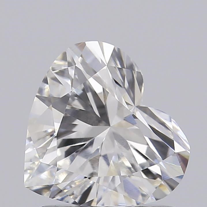 1,00 Karat herzförmiger, im Labor gezüchteter Diamant VVS2 E